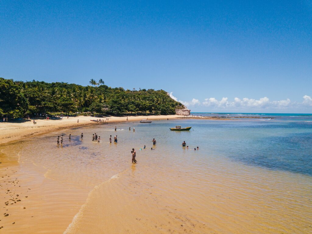 Praia do Espelho na Bahia